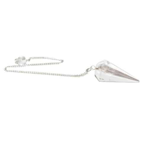 Crystal Quartz Faceted Pendulum. Crystal pendulum. Divination pendulum. Protection pendulum. Magic pendulum. Pendulum crystal (2)